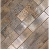 Msi Marza Rust SAMPLE Glossy Ceramic Subway Wall Tile ZOR-PT-0187-SAM